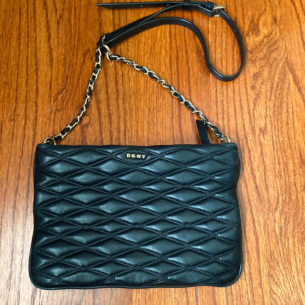 DKNY quilted crossbody purse